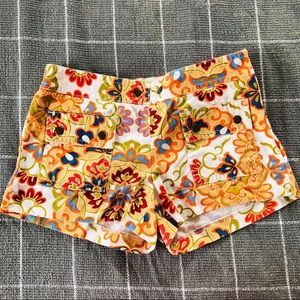 J. Crew “city fit” shorts in fun colorful pattern